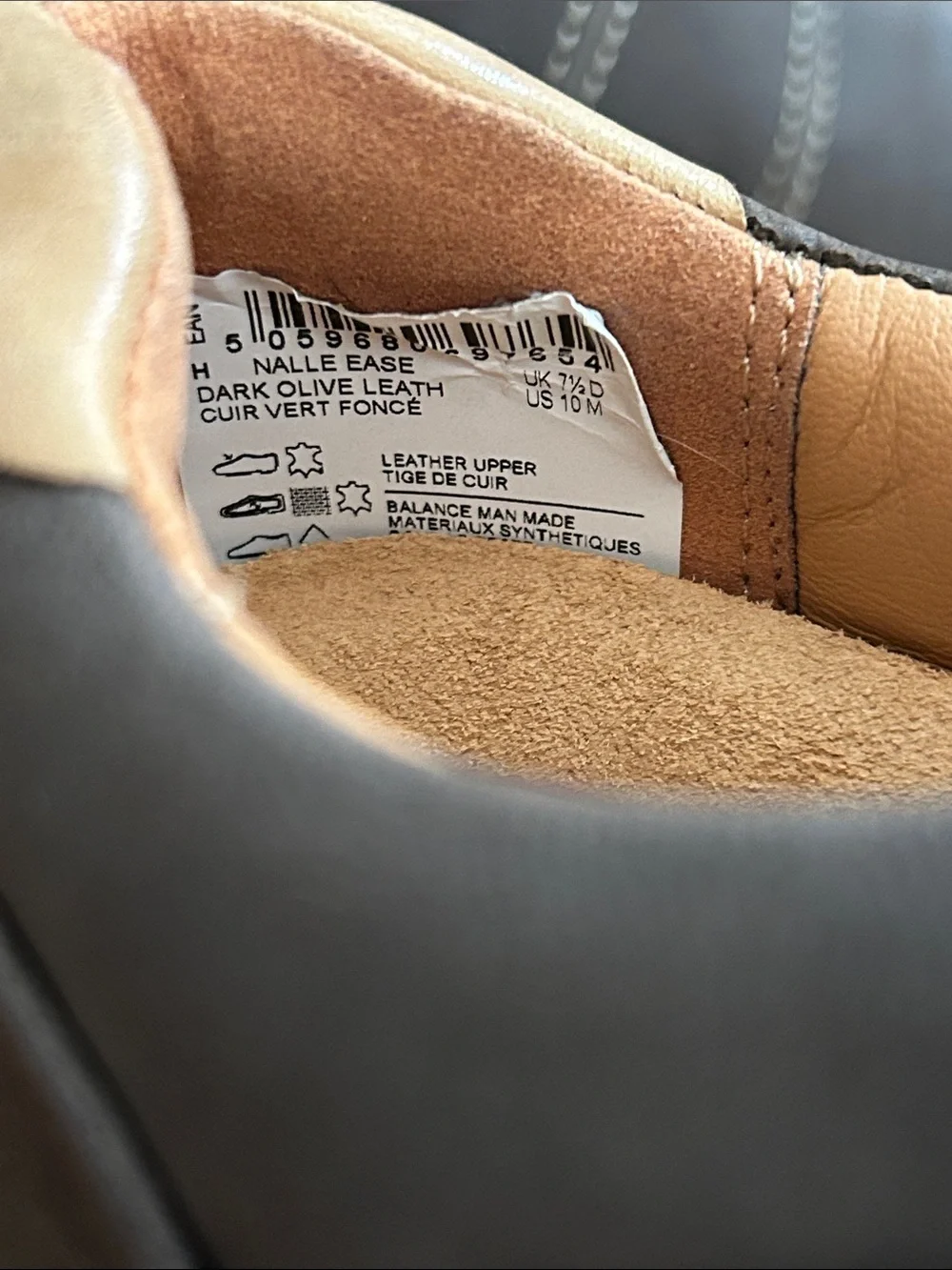 Clarks Women’s Slip-On Dark Olive Leather Loafers New Without Tags